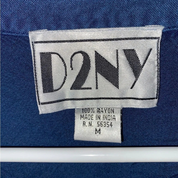 vintage 90s blue patchwork shirt jacket shacket boho western Fall whimsigoth - Picture 5 of 8